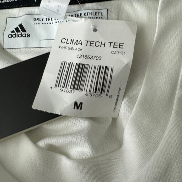 Adidas UC Davis Aggies White Volleyball Clima Tech Tee Size M NWT - Picture 6 of 6